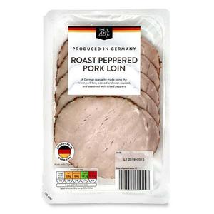 The Deli Roast Peppered Pork Loin 100g