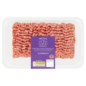 Sainsbury's Turkey Mince 7% Fat 750g