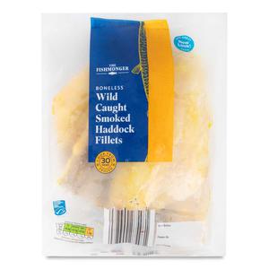 The Fishmonger Boneless Smoked Haddock Fillets 400g