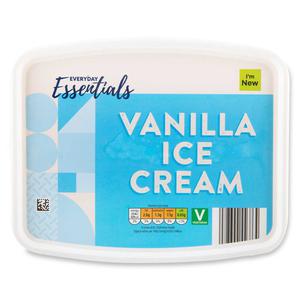 Everyday Essentials Vanilla Flavour Ice Cream 2l