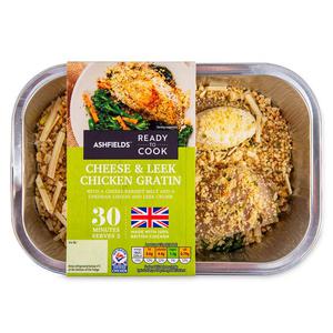 Ashfields Ready To Cook Cheese & Leek Chicken Gratin 340g