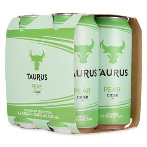 Taurus Pear Cider 4x440ml