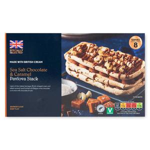 Specially Selected Sea Salt Chocolate & Caramel Pavlova Stack 470g