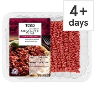 Tesco Beef Lean Steak Mince 500G 5% Fat