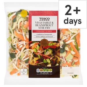 Tesco Vegetable & Beansprout Stir Fry 320G