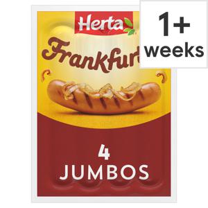 Herta 4 Jumbo Frankfurters 360G