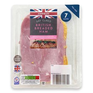 Ashfields Dry Cured Breaded Ham 120g