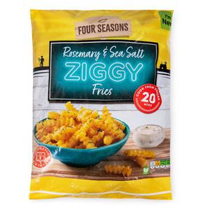 Four Seasons Rosemary & Sea Salt Ziggy Fries 750g