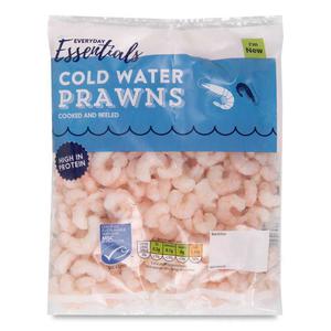 Everyday Essentials Cooked & Peeled Cold Water Prawns 250g