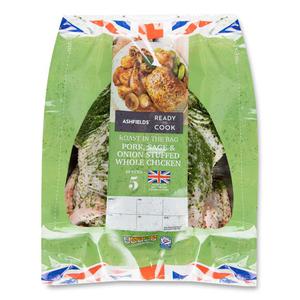 Ashfields British Pork, Sage & Onion Stuffed Whole Chicken 1.6kg