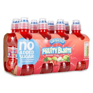 Sun Quench Fruity Blasts Summer Fruits Juice Drink 8x200ml