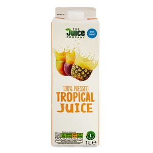 The Juice Company 100% Pressed Tropical Juice 1l