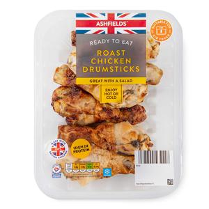 Ashfield Farm Ready To Eat Roast Chicken Drumsticks 450g