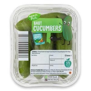 Natures Pick Baby Cucumbers 200g