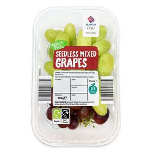 Natures Pick Mixed Seedless Grapes 500g