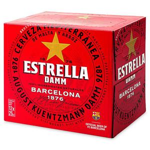 Estrella Damm Beer 12 X 25cl