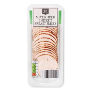 The Deli Mixed Herb Chicken Breast Slices 150g