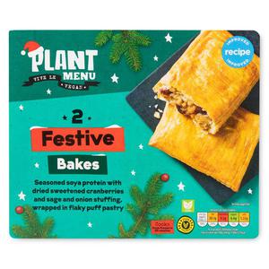 Plant Menu Cranberry & Stuffing Festive Bakes 2x140g