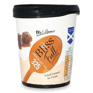 McCallums Salted Caramel Ice Cream 450ml