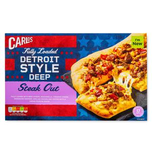 Carlos Fully Loaded Detroit Style Deep Steak Out Pizza 417g