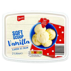 Giannis Soft Scoop Vanilla Ice Cream 2l