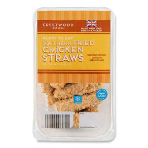 Crestwood Savoury Snacks Southern Fried Chicken Straws 168g