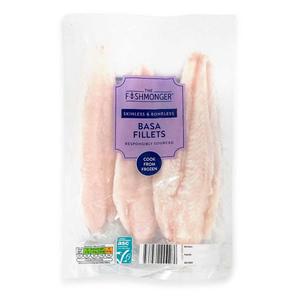 The Fishmonger Skinless & Boneless Basa Fillets 380g