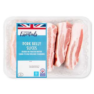 Everyday Essentials Pork Belly Slices 500g