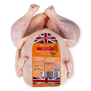 Ashfields British Medium Whole Chicken 1.59kg