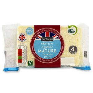 Emporium Lighter Mature Cheddar 400g