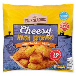 Four Seasons Cheesy Cheddar Hash Browns 600g