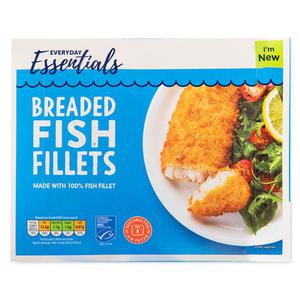 Everyday Essentials Breaded Fish Fillets 500g