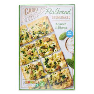 Carlos Stonebaked Flatbread Spinach & Ricotta 370g