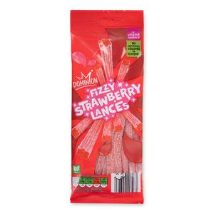 Dominion Fizzy Strawberry Lances 75g