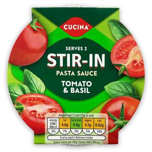 Cucina Stir In Tomato & Basil Pasta Sauce 150g