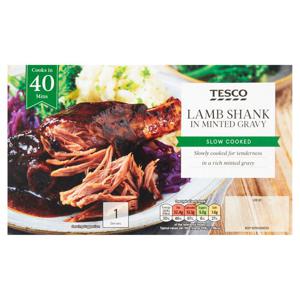 Tesco Lamb Shank In Mint Gravy 450G