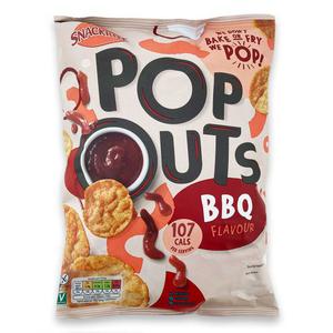 Snackrite BBQ Flavour Pop Outs Snacks 100g