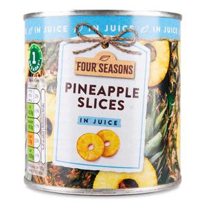 Four Seasons Sweet Pineapple Slices In Juice 425g (272g Drained)