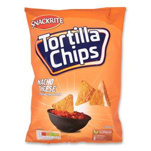 Snackrite Nacho Cheese Tortilla Chips 200g