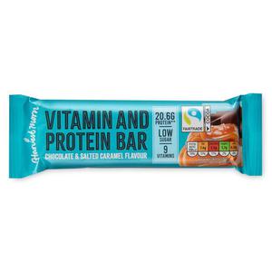 Harvest Morn Chocolate Salted Caramel Flavour Protein Bar 55g