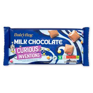 Dairyfine Curious Inventions Milk Chocolate 160g