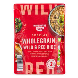 Worldwide Foods Special Wholegrain, Wild & Red Rice 250g