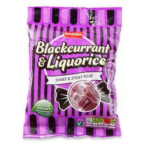 Dominion Blackcurrant & Liquorice Sweets 200g