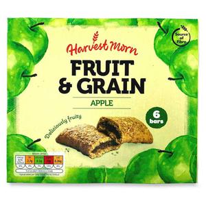 Harvest Morn Fruit & Grain Apple Bars 6x37g