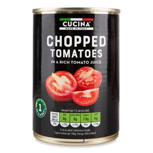 Cucina Chunky Chopped Tomatoes In Rich Tomato Juice 400g