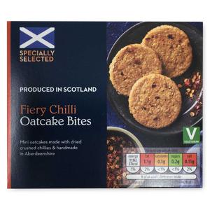 Specially Selected Scottish Fiery Chilli Oatcake Bites 175g