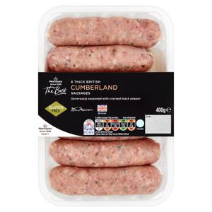 Morrisons The Best Thick Cumberland Sausages 400g