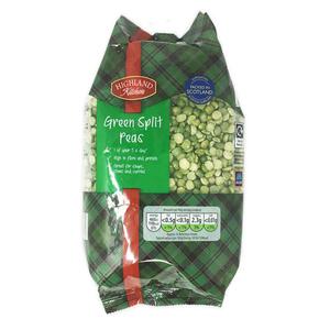 Highland Kitchen Green Split Peas 500g