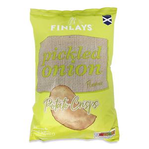 Finlays Pickled Onion Flavoured Potato Crisps 150g