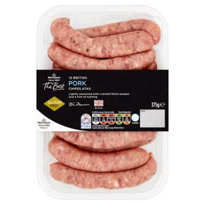 Morrisons The Best Pork Chipolatas 12 Pack 375g